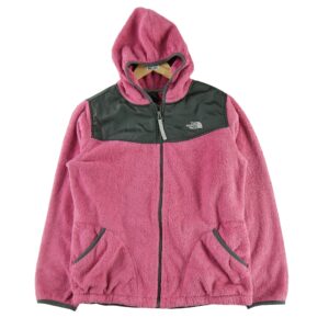 Veste polaires femme manches longues rose The North Face Col Rond