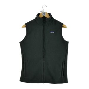 Veste polaires femme sans manches noir Patagonia Col Montant