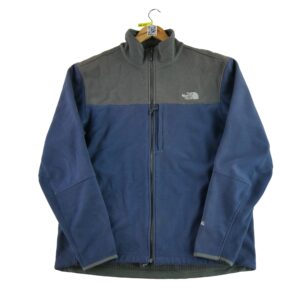 Veste polaires homme manches longues marine The North Face Col Montant