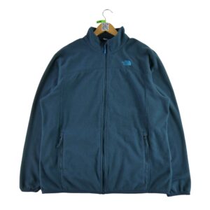 Veste polaires homme manches longues marine The North Face Col Montant