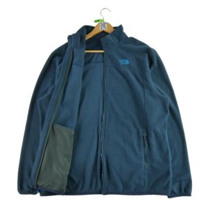 Veste polaires homme manches longues marine The North Face Col Montant