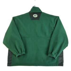Veste polaires homme manches longues vert NFL Col Montant Equipe Green Bay Packers