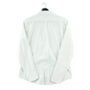 Chemise classiques homme manches longues blanc Vintage Motif a rayures