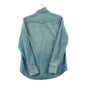 Chemise classiques homme manches longues bleu clair Polo Ralph Lauren Motif en jeans