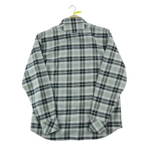 Chemise classiques homme manches longues gris Vintage Motif a carreaux