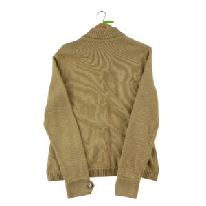 Gilet femme manches longues beige Lauren Ralph Lauren Col Revert