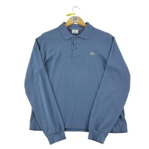 Polo manches longues homme bleu clair Polo Ralph Lauren Col Polo