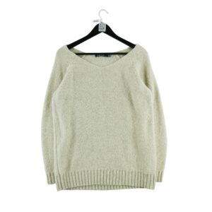 Pull femme manches longues beige Lauren Ralph Lauren Col Rond