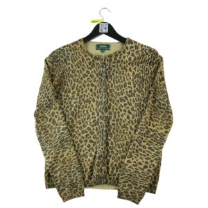 Pull femme manches longues beige Lauren Ralph Lauren Motif a motifs Col Rond