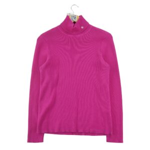 Pull femme manches longues rose Lauren Ralph Lauren Col Roule