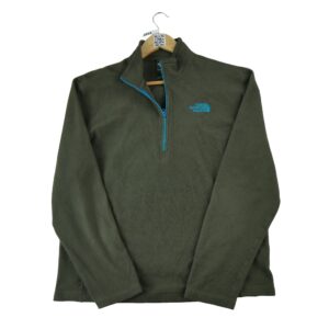 Pull polaires homme manches longues gris The North Face Col Montant