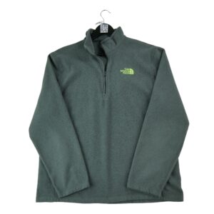 Pull polaires homme manches longues gris The North Face Col Montant