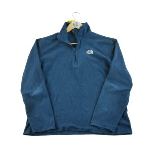 Pull polaires homme manches longues marine The North Face Col Montant