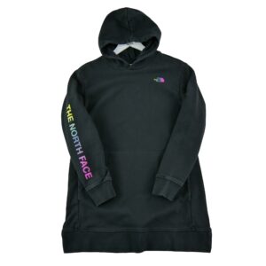 Sweat a capuche enfant manches longues noir The North Face Col Rond