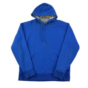 Sweat a capuche homme manches longues bleu Champion Col Rond