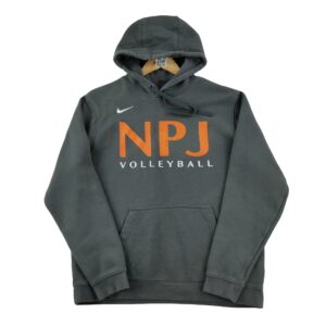 Sweat a capuche homme manches longues gris Nike Col Rond