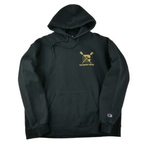 Sweat a capuche homme manches longues noir Champion Col Rond