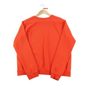 Sweat femme manches longues orange Nike Col Rond