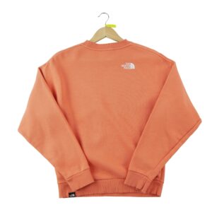 Sweat femme manches longues orange The North Face Col Rond