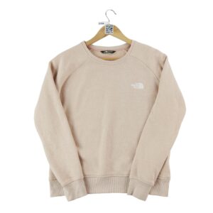 Sweat femme manches longues rose The North Face Col Rond