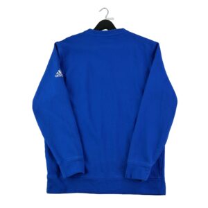 Sweat homme manches longues bleu Adidas Col Rond