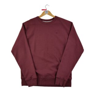 Sweat homme manches longues bordeaux Champion Col Rond