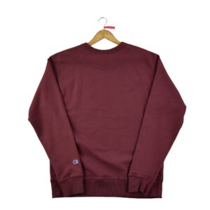 Sweat homme manches longues bordeaux Champion Col Rond