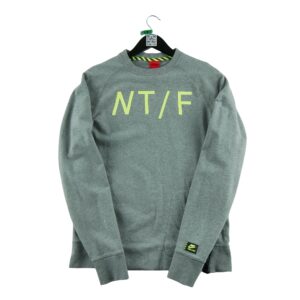 Sweat homme manches longues gris Nike Col Rond