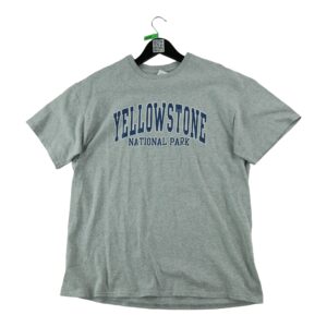 T shirt manches courtes homme gris Vintage Motif chine Col Rond