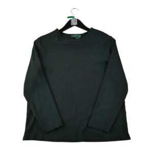 T shirt manches longues femme noir Lauren Ralph Lauren Col Rond
