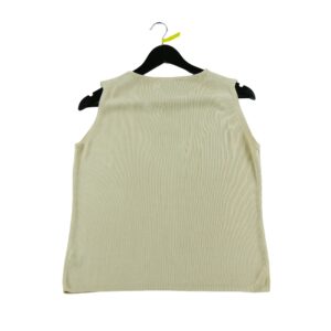 T shirt sans manches femme beige Lauren Ralph Lauren Col Rond