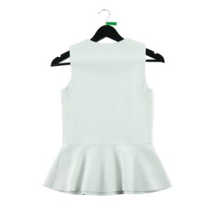 T shirt sans manches femme blanc Lauren Ralph Lauren Col Rond