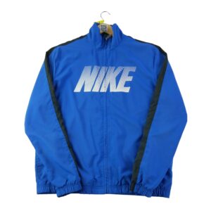 Veste de survetements homme manches longues bleu Nike Col Montant