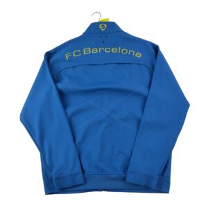 Veste de survetements homme manches longues bleu Nike Col Montant Equipe FC Barcelone
