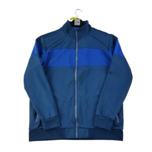 Veste de survetements homme manches longues marine Kappa Col Montant