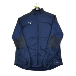 Veste de survetements homme manches longues marine Puma Col Montant