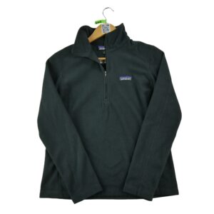 Veste polaires femme manches longues noir Patagonia Col Montant