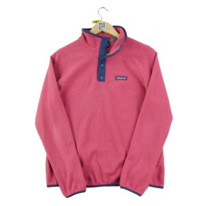 Veste polaires femme manches longues rose Patagonia Col Montant