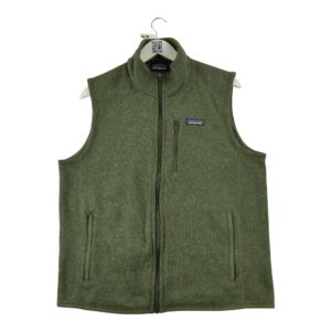 Veste polaires homme sans manches vert Patagonia Motif chine Col Montant