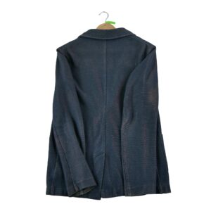 Blazer femme manches longues marine Vintage Col Revert