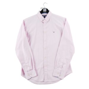 Chemise classiques homme manches longues rose Vintage