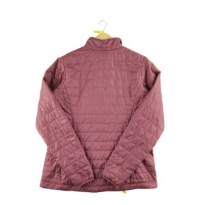 Doudoune femme manches longues bordeaux Patagonia Col Montant