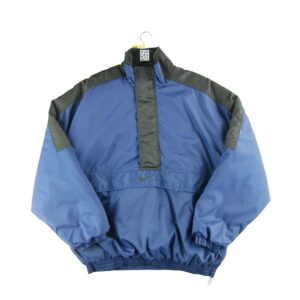 Doudoune homme manches longues bleu Nike Col Montant