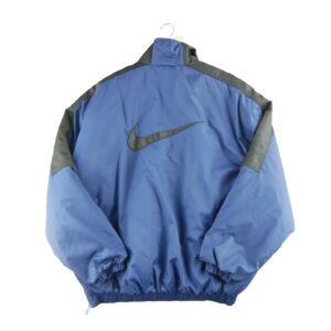 Doudoune homme manches longues bleu Nike Col Montant