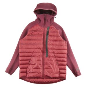 Doudoune homme manches longues bordeaux Nike Col Montant