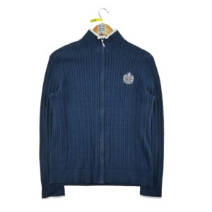 Gilet femme manches longues marine Lauren Ralph Lauren Col Montant