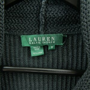 Gilet femme manches longues noir Lauren Ralph Lauren Col V