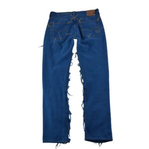 Jean coupe ajustee femme bleu Levi Strauss