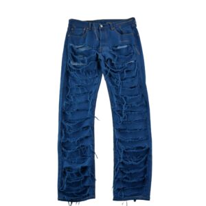Jean coupe ajustee femme bleu Levi Strauss