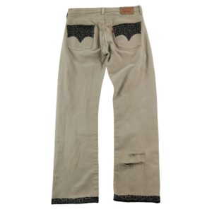 Jean coupe droite femme beige Levi Strauss